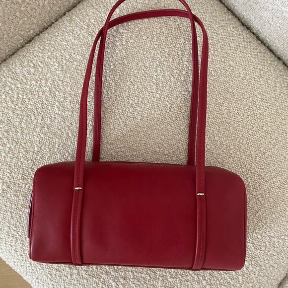 NWT Madewell The Brioche Mini Shoulder Bag in 'Scarlet' - Picture 6 of 13